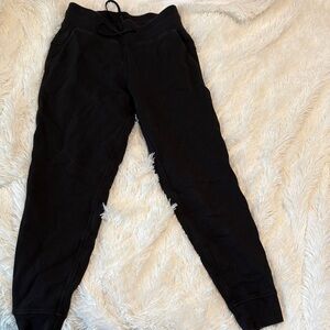 Black womens lululemon Jogger Pants